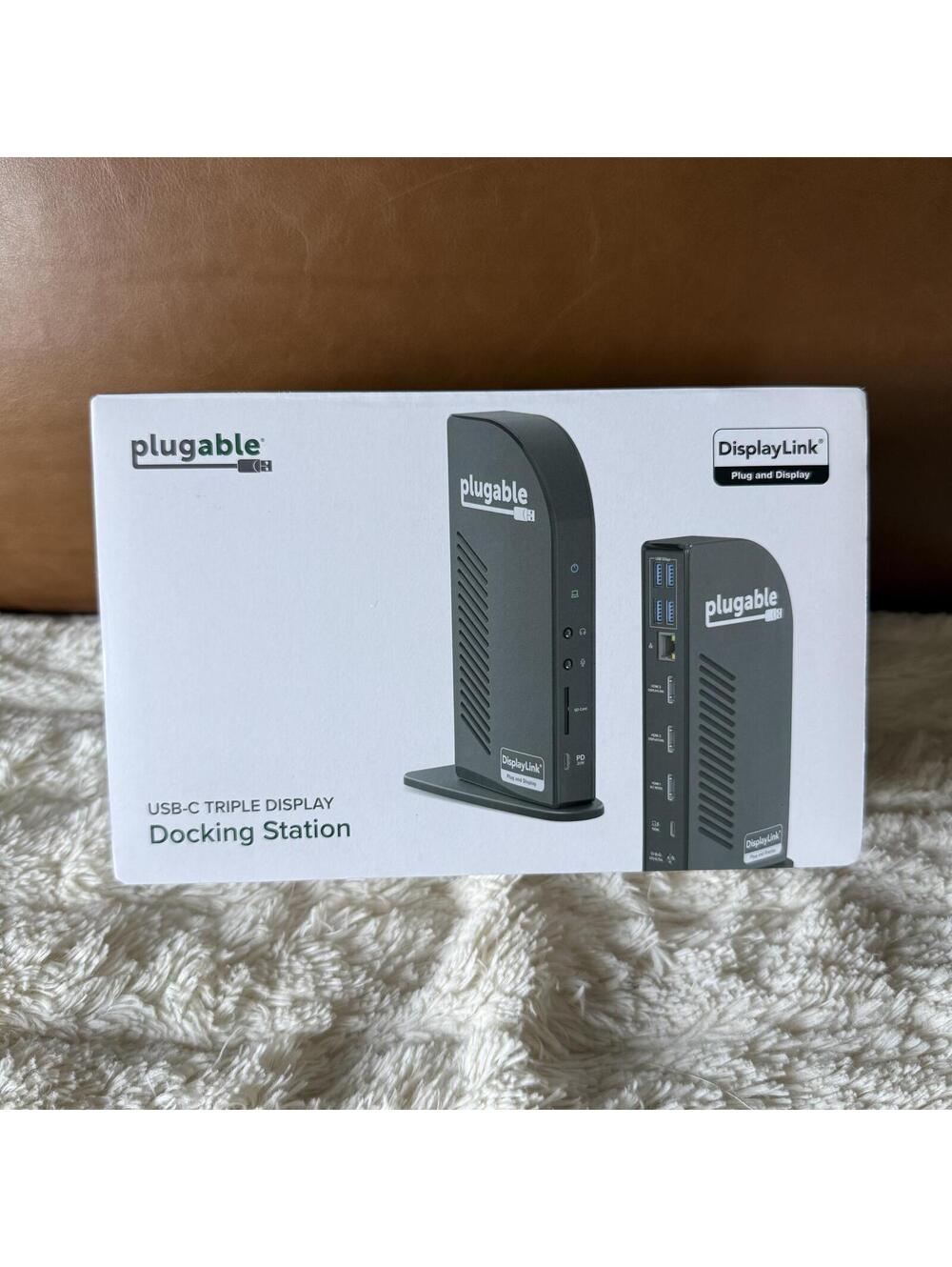 Plugable 13-in-1 USB-C Triple Monitor Docking Station *New